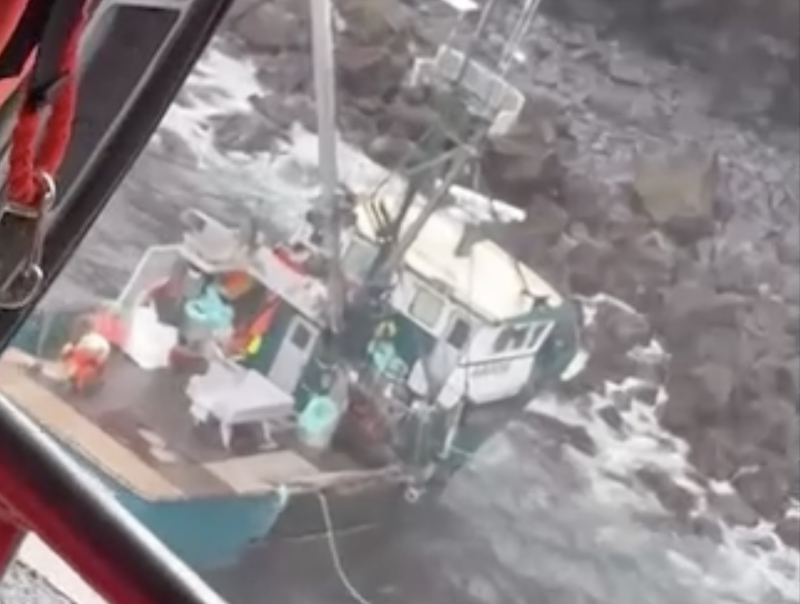 Five rescued from grounded fishing vessel near Southwest Alaska